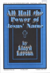 All Hail the Power of Jesus Name SATB choral sheet music cover